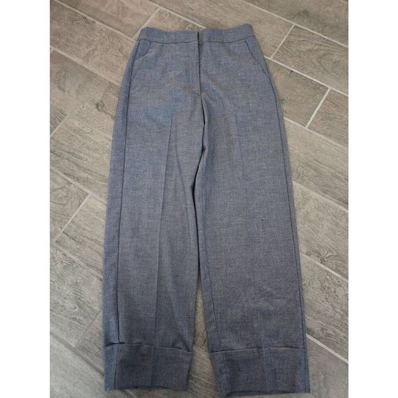 Zara Wide‎ Leg High Waisted Trouser Pants Size Small - Picture 1 of 10